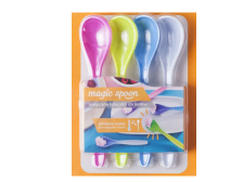 Sada dětských lžiček 15cm/4ks Magic Ice