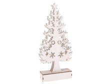 Stromek LED světlo 32cm natur,dřevo