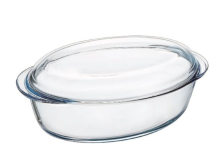 Pekáč +víko 4,1l PYREX ovál,sklo