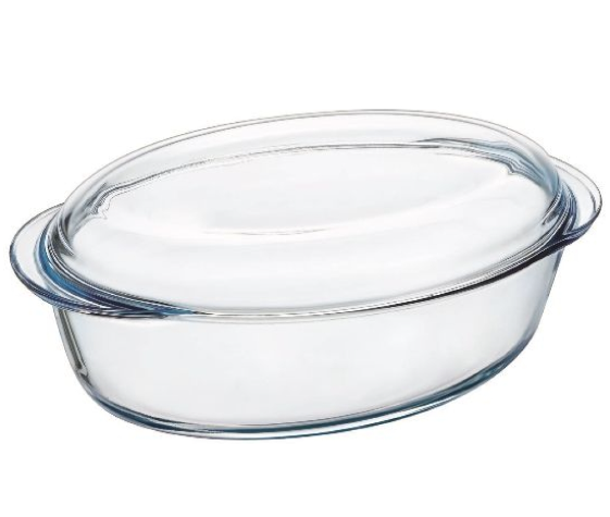 Pekáč +víko 4,1l PYREX ovál,sklo Pekáč +víko 4,1l PYREX ovál,sklo - Kuchyně nádobí, příslušenství