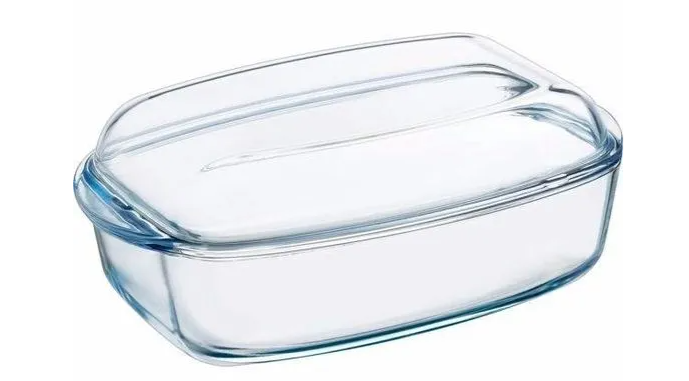 Pekáč +víko 6,7l PYREX hranatý,sklo Pekáč +víko 6,7l PYREX hranatý,sklo - Kuchyně nádobí, příslušenství