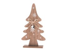 Stromek s hvězdičkou 28cm natur,dřevo