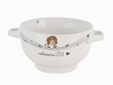 Miska polévková 14cm/730ml NEKONEČNÁ LÁSKA, keramika