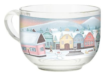 Hrnek 400ml Vesnička, sklo Hrnek 400ml Vesnička, sklo