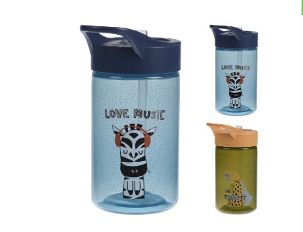 Láhev dětská+brčko 430ml PH mix barev a dekorů - Kuchyně skladování a zavařování potravin a nápojů