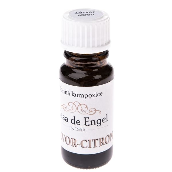 Vonný olej 10ml Zázvor/citron Vonný olej 10ml Zázvor/citron - Domácnost a úklid bytové dekorace, textilní doplňky