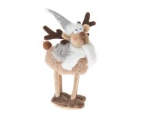 Sob 26cm s šedou čepicí textil