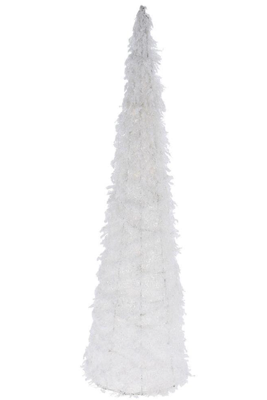 Pyramida zasněžená 60cm/20LED bílá Pyramida zasněžená 60cm/20LED bílá - Domácnost a úklid Zima + Vánoce