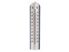 Teploměr 27cm ven./vnitř.stříbrný (-40°+50°C)