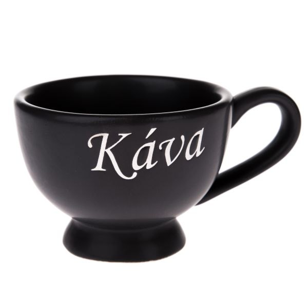 Hrnek Káva 180ml černý, keramika Hrnek Káva 180ml černý, keramika - Kuchyně stolování