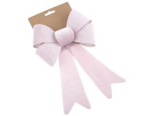 Mašle 25cm růžová,textilní