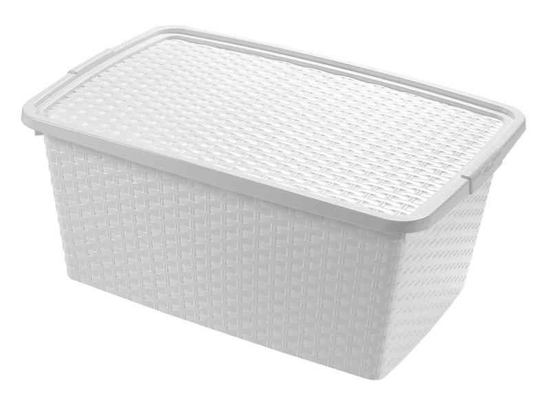 Box úložný+víko 10l/33x23x16cm mix barev,PH - Domácnost a úklid potřeby a pomůcky pro domácnost