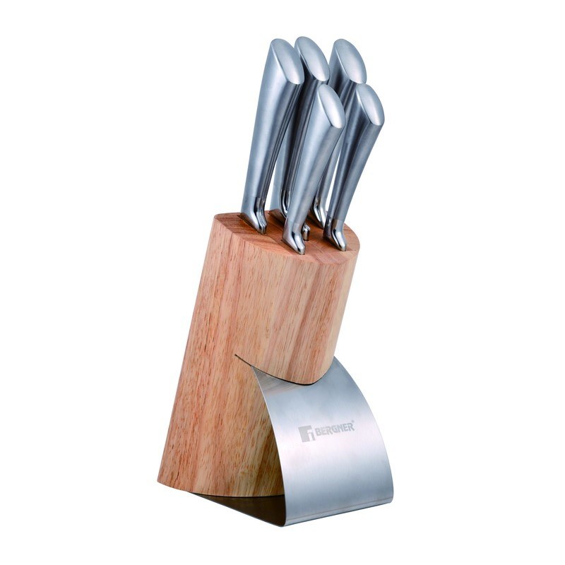 Sada nožů 6ks, dřevěný blok Reliant - Kuchyně kuchyňské náčiní a pomůcky