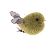 Sada ptáčků na klipu/2ks zelené