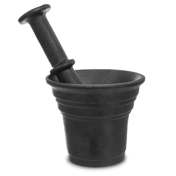 Hmoždíř+tlouček 10,5cm litina Hmoždíř+tlouček 10,5cm litina - Domácnost a úklid bytové dekorace, textilní doplňky