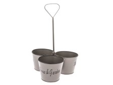 Obal na květináč 3x9cm Home+Garden plech