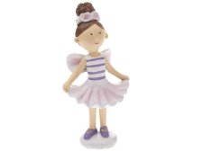 Dekorace Holčička růžová 14cm,polyresin