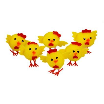 Sada kuřátek 6ks/4cm Sada kuřátek 6ks/4cm - Domácnost a úklid Jaro + Velikonoce