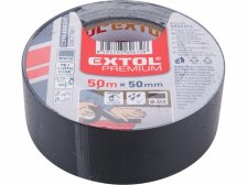 Páska 5cmx50m černá/textilní Extol Premium