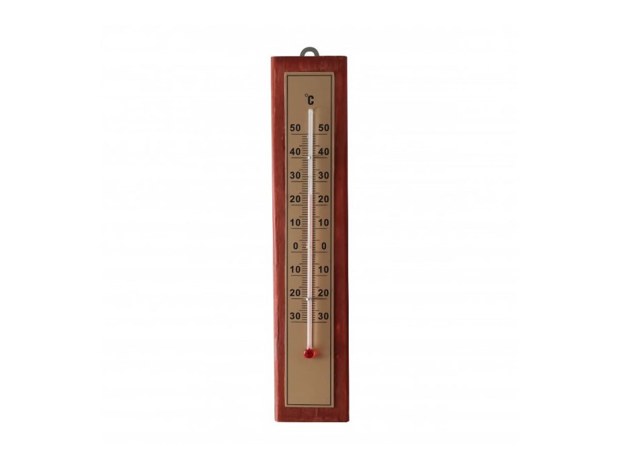 Teploměr pokoj.22cm/-30°+50°C dřevo Teploměr pokoj.22cm/-30°+50°C dřevo - Domácnost a úklid potřeby a pomůcky pro domácnost