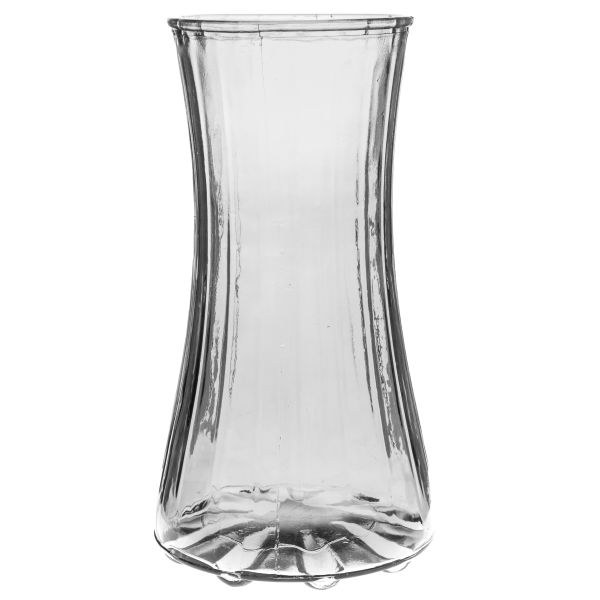 Váza 23,5x12,5cm sv.kouřová sklo - Domácnost a úklid bytové dekorace,textilní doplňky