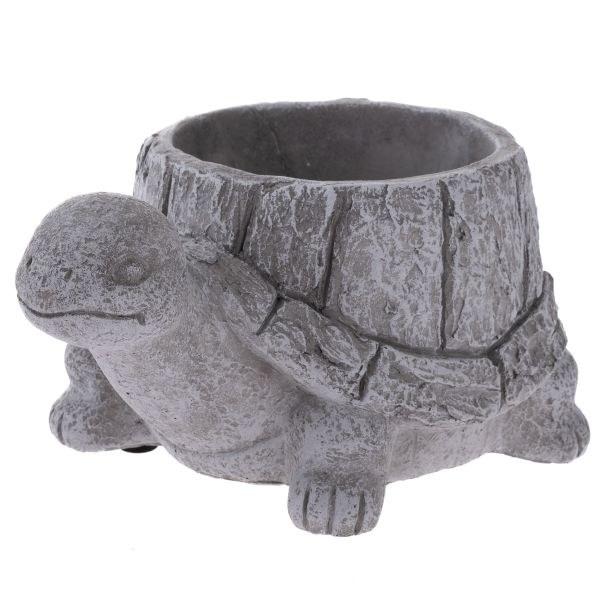 Květináč Želva 18x9cm, beton Květináč Želva 18x9cm, beton - Domácnost a úklid bytové dekorace, textilní doplňky