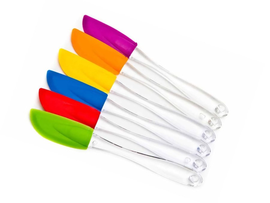 Stěrka 26cm SLIM mix barev, silikon - Kuchyně kuchyňské náčiní a pomůcky