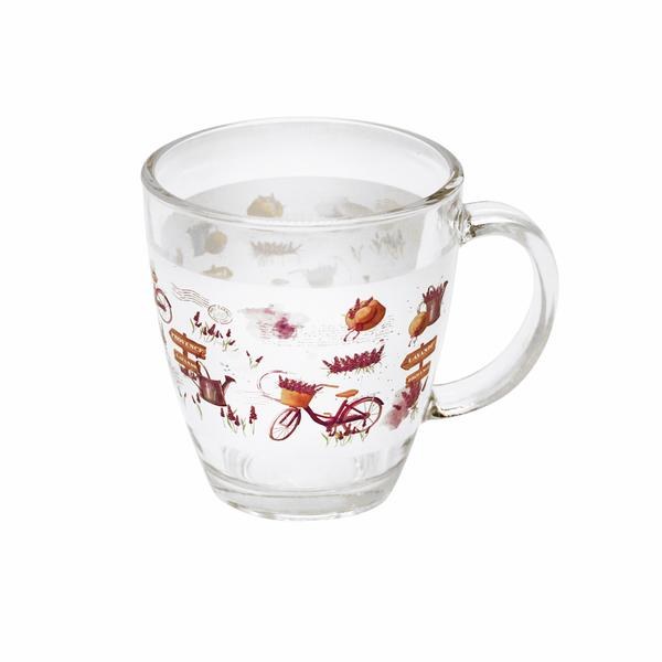 Hrnek 350ml Levandule sklo - Kuchyně stolování