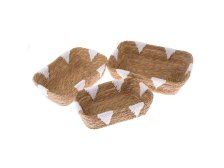 Košík 34x10x26cm natur, ratan