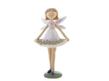 Víla 17,5cm bílá polyresin