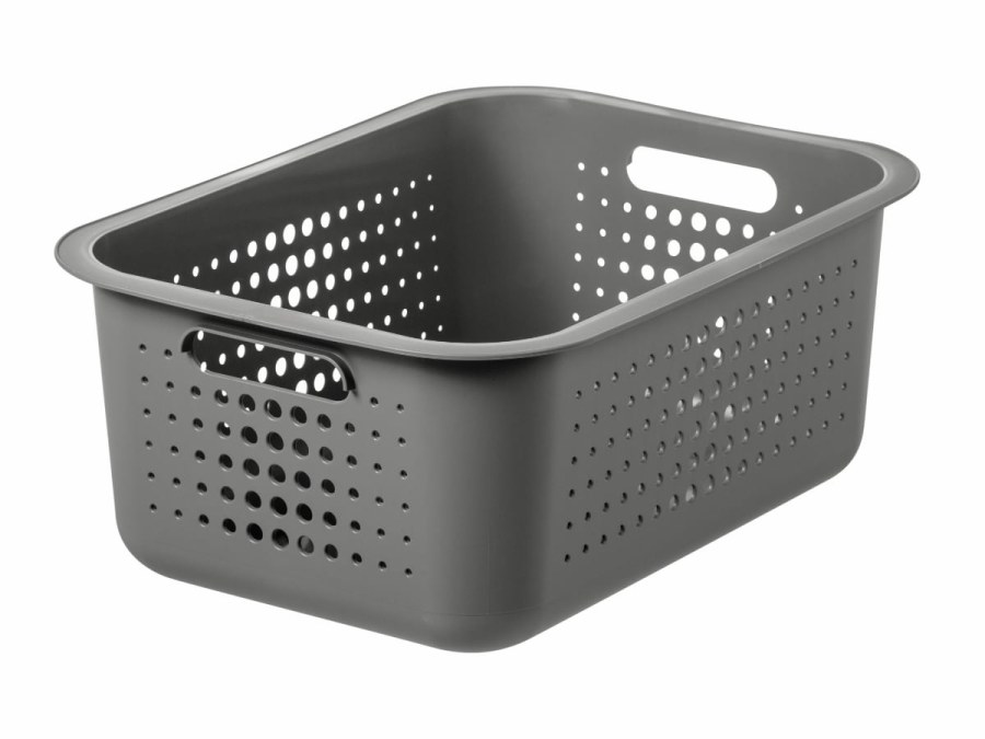 Košík Modern 10l/37x28x15cm šedý PH Košík Modern 10l/37x28x15cm šedý PH - Domácnost a úklid potřeby a pomůcky pro domácnost