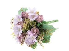 Kytice s eukalyptem 33cm nachová