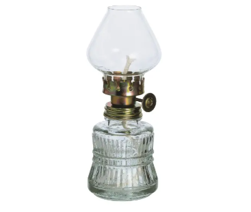 Lampa petrolej.14,3cm Luna, sklo Lampa petrolej.14,3cm Luna, sklo - Domácnost a úklid potřeby a pomůcky pro domácnost