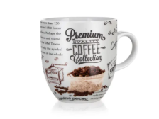 Hrnek 280ml Cafe II bílý keramika