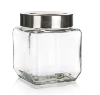 Dóza 550ml/8,5x10,5 Akcent sklo/nerez Dóza 550ml/8,5x10,5 Akcent sklo/nerez - Kuchyně skladování a zavařování potravin a nápojů