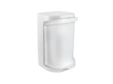 Koš na odpad 25l bílý nášlapný LPH