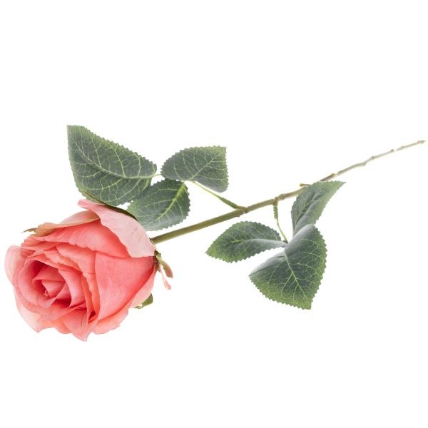 Růže 46cm růžová Růže 46cm růžová - Domácnost a úklid bytové dekorace, textilní doplňky