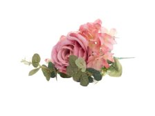 Kytice růží 31cm růžová