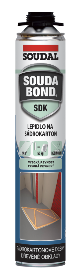 Lepidlo na sádrokarton Soudabond SDK 750ml - Tmelení, lepení, maziva pěny