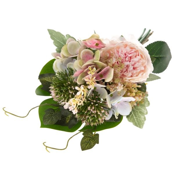Kytice pivoňka+hortenzie 37cm růžová Kytice pivoňka+hortenzie 37cm růžová
