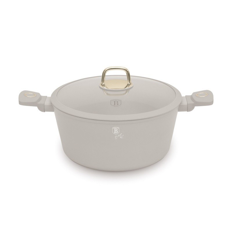 Hrnec 28cm s poklicí Sahara titanový povrch - Kuchyně nádobí, příslušenství