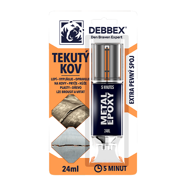 Tekutý kov světle černý 24ml
