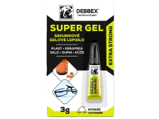 Lepidlo vteřinové 3g DEBBEX SUPER GEL 51570