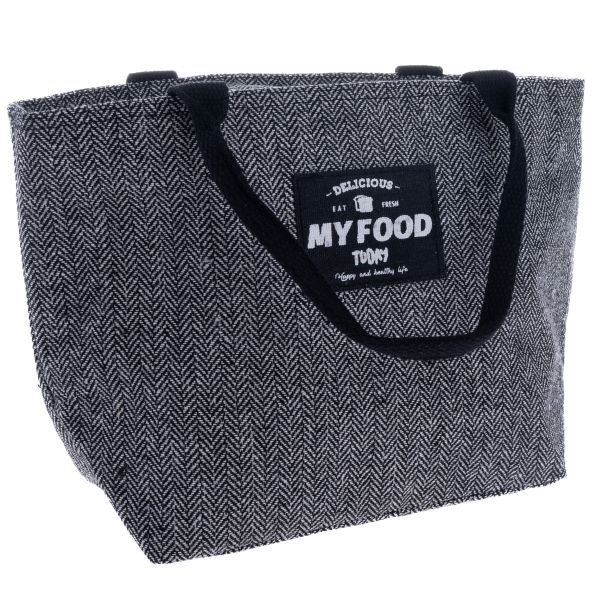 Termotaška 30x20x12cm šedá, textilní - Domácnost a úklid potřeby a pomůcky pro domácnost