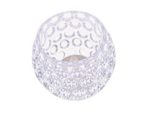 Svícen 6,5x7cm s LED svíčkou PH