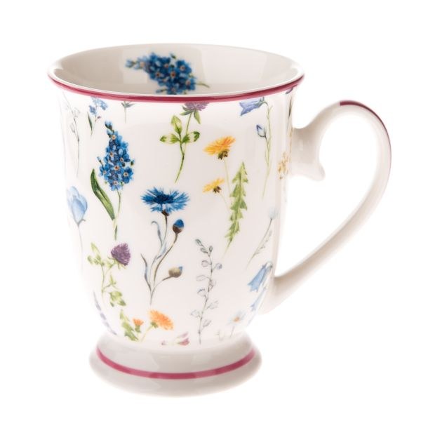 Hrnek 300ml Květy chrpy porcelán Hrnek 300ml Květy chrpy porcelán - Kuchyně stolování