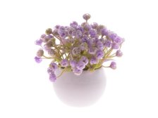 Květina v květináči 10x10,5cm fialová