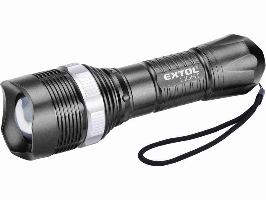 Svítilna LED 40lm/1W zoom, ABS plast Extol Light Svítilna LED 40lm/1W zoom, ABS plast Extol Light - Domácnost a úklid potřeby a pomůcky pro domácnost