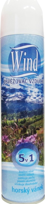 Osvěžovač WIND sprej 300ml horský vánek - Průmyslový a hygienický program Úklidové a čistící prostředky