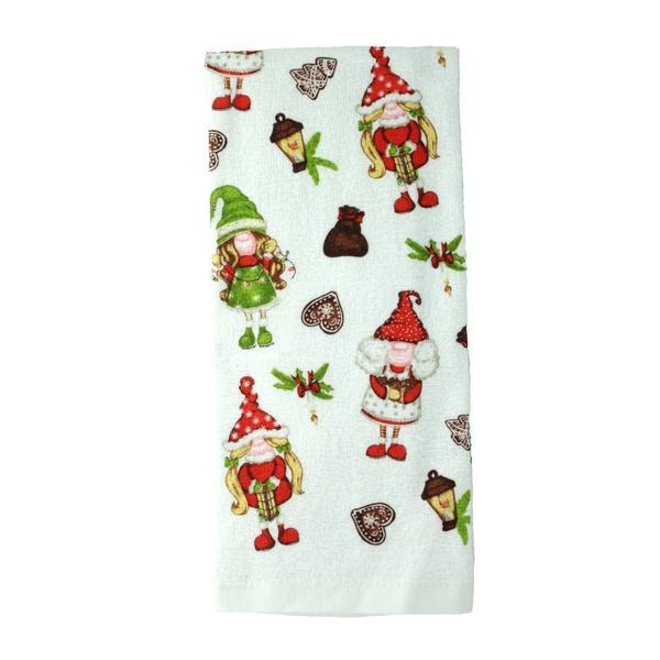 Utěrka 38x63cm Elfíci Utěrka 38x63cm Elfíci - Domácnost a úklid Zima + Vánoce